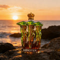 Monster Claw Glass Decanter with Crown Top, Clear Whiskey Bottle for Home Bar, Decorative Spirit Dispenser